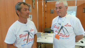 Jérôme bsset et Jean-Marc Hauth sont les chevilles ouvrières de l'association Les Biefs du Pilat (© Pierre Nouvelle).