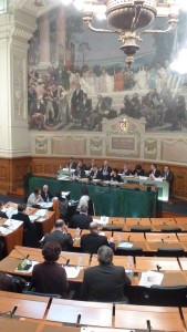 Première de l'année 2016, la séance plénière du 29 janvier 2016 marquera toute l'activité du Conseil départemental du Rhône (© Pierre Nouvelle).