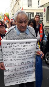 Des retraiés solidaires des salariés avec qui ils paratgent une détérioration es conditions de vie (© Pierre Nouvelle).