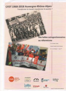 Une quarantaine d'enseignanst, chercheurs et acteurs sociaux interviendront les 21 et 22 mars à Lyon et débattront avec le public (© DR/CFDT du Rhône).