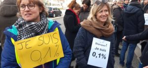 Méprisées par leur ministre, deux professeures des écoles veulent que se poursuive le mouvement de protestation contre la réforme des retraites ( © Pierre Nouvelle )