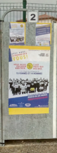 Après le référendum citoyen qu'ils ont organisé en janvier-février 2019, les Gilets jaunes de St-Clair-du-Rhône se présentent aux élections municipales des 15 et 22 mars 2020 ( © DR Daniel Fernandes ). 